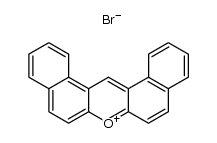 dibenzo[a,j]xanthenylium, bromide结构式
