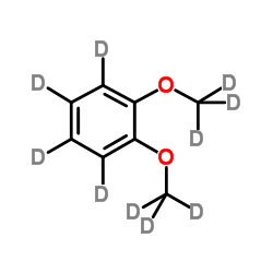 1,2-Bis[(2H3)methyloxy](2H4)benzene Structure