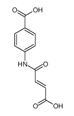 4-(3-carboxyprop-2-enoylamino)benzoic acid结构式
