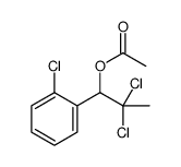 [2,2-dichloro-1-(2-chlorophenyl)propyl] acetate结构式