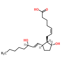 11-脱氧前列腺素f2beta结构式