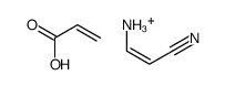 [(E)-2-cyanoethenyl]azanium,prop-2-enoic acid Structure
