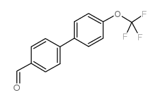 4-三氟甲氧基-联苯-4-甲醛结构式
