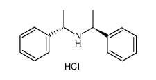 (S,S)-(-)-双(Α-甲基苄基)胺盐酸盐结构式