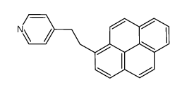 4-(2-pyren-1-ylethyl)pyridine结构式