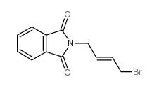N-(4-溴-2-丁烯基)邻苯二甲酰亚胺结构式