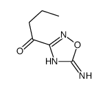 1-(5-amino-1,2,4-oxadiazol-3-yl)butan-1-one结构式