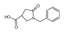 (S)-1-苄基-5-氧代吡咯烷-3-羧酸结构式