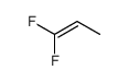 1,1-difluoroprop-1-ene Structure