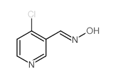 (E)-4-Chloronicotinaldehyde oxime Structure