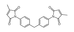 3-methyl-1-[4-[[4-(3-methyl-2,5-dioxopyrrol-1-yl)phenyl]methyl]phenyl]pyrrole-2,5-dione Structure