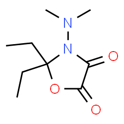 4,5-Oxazolidinedione,3-(dimethylamino)-2,2-diethyl-(9CI)结构式