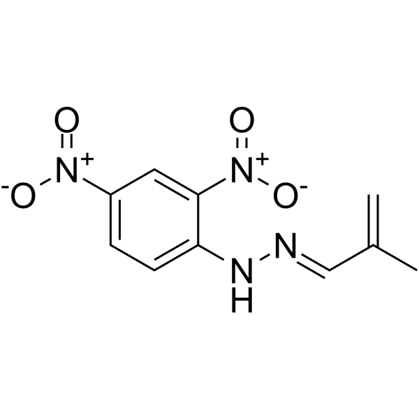 甲基丙烯醛-2,4-DNPH结构式