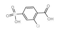 2-chloro-4-sulfobenzoic acid Structure