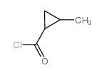 (1R,2r)-2-甲基环丙烷羰酰氯结构式
