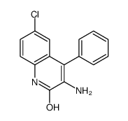 3-氨基-6-氯-4-苯基喹啉-2(1h)-酮结构式
