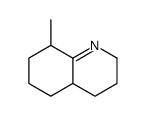 8-methyl-2,3,4,4a,5,6,7,8-octahydroquinoline结构式