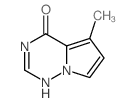 5-methyl-3H,4H-pyrrolo[2,1-f][1,2,4]triazin-4-one Structure