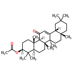 beta-香树脂酮醇乙酸酯结构式