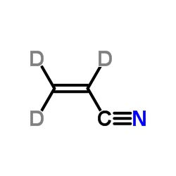 Acrylonitrile-d3 Structure