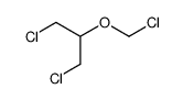 2-(chloromethoxy)-1,3-dichloropropane结构式