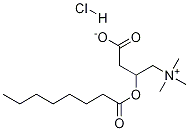 Octanoyl-L-carnitine (chloride) structure