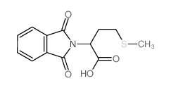 2-(1,3-dioxoisoindol-2-yl)-4-methylsulfanyl-butanoic acid结构式