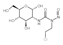 D-Glucose,2-[[[(2-chloroethyl)nitrosoamino]carbonyl]amino]-2-deoxy-结构式