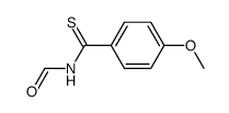 N-formyl-4-methoxy-thiobenzamide Structure