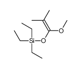 triethyl-(1-methoxy-2-methylprop-1-enoxy)silane Structure