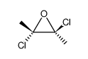 trans-2,3-Dichloro-2,3-dimethyloxirane Structure