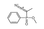 [1-diazoethyl(methoxy)phosphoryl]benzene Structure