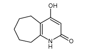 1,5,6,7,8,9-hexahydro-4-hydroxy-2H-cyclohepta[b]pyridin-2-one结构式