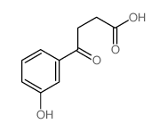 4-(3-hydroxyphenyl)-4-oxo-butanoic acid结构式