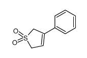 3-phenyl-2,5-dihydrothiophene 1,1-dioxide Structure