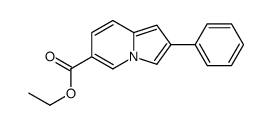 ethyl 2-phenylindolizine-6-carboxylate Structure