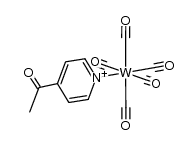W(CO)5(4-acetyl-pyridine) Structure