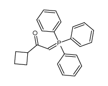 1-cyclobutyl-2-(triphenylphosphoranylidene)ethan-1-one结构式
