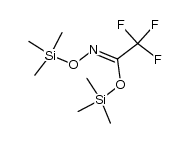 2.2.2-Trifluor-N-trimethylsilyloxy-acetimidsaeure-trimethylsilylester结构式