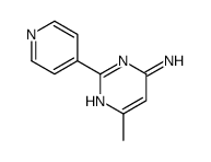 6-methyl-2-pyridin-4-ylpyrimidin-4-amine结构式