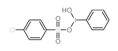 [hydroxy(phenyl)-λ3-iodanyl] 4-chlorobenzenesulfonate Structure