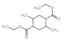 diethyl 2,5-dimethylpiperazine-1,4-dicarboxylate Structure