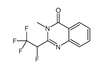 3-methyl-2-(1,2,2,2-tetrafluoroethyl)quinazolin-4-one Structure