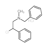 N-benzyl-2-chloro-N-methyl-2-phenyl-ethanamine Structure