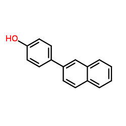 4-(萘-2-基)苯酚结构式