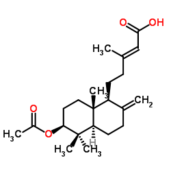 3-乙酰氧基-8(17),13E-劳丹二烯-15-酸图片
