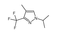 4-methyl-1-propan-2-yl-3-(trifluoromethyl)pyrazole Structure