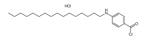 4-(n-hexadecylamino)benzoyl chloride hydrochloride Structure