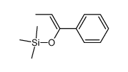 trimethyl[(Z)-(1-phenyl-1-propenyl)oxy]silane结构式