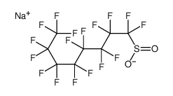 sodium heptadecafluorooctanesulphinate Structure